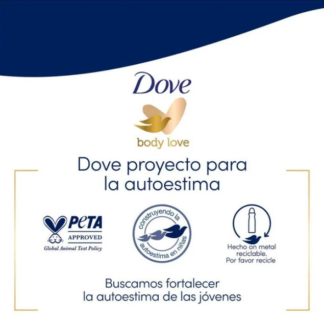 Antitranspirante en Aerosol Dove Tono Uniforme Caléndula 3 pzas 250 ml