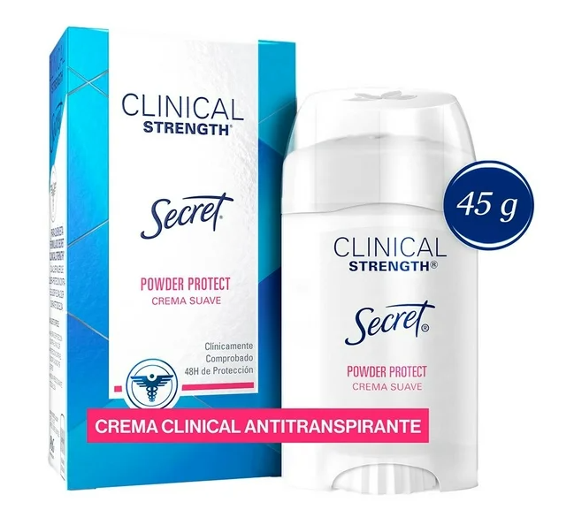 Crema Antitranspirante Secret Clinical 45 g