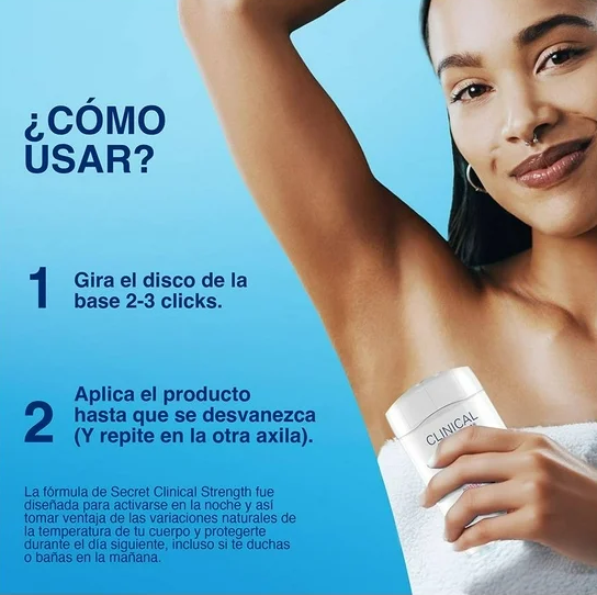 Crema Antitranspirante Secret Clinical 45 g