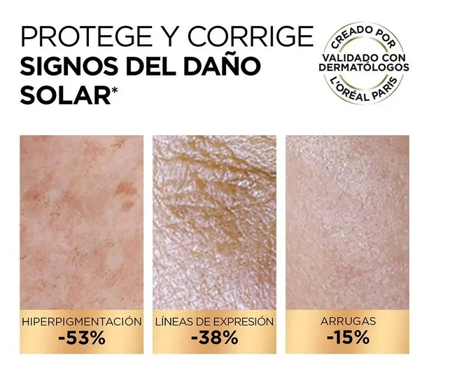 Sérum protector solar invisible L'Oréal Paris UV Defender FPS 50+ anti manchas y lineas de expresión 30ml