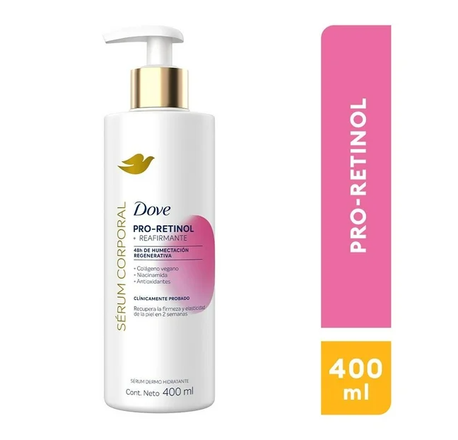 Sérum corporal Dove dermo reafirmante con pro-retinol 400 ml