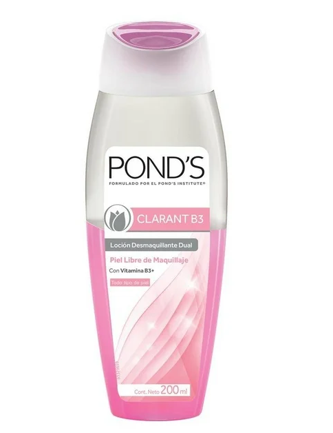 Loción Facial Desmaquillante Dual Ponds Clarant B3 200 ml