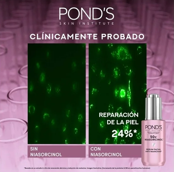 Sérum facial Pond's Bright Miracle Ultimate Clarity Niasorcinol antimanchas 30 ml