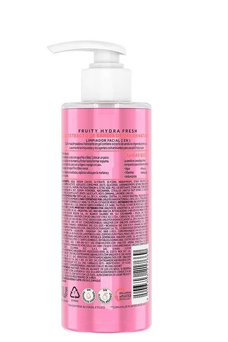 Limpiador facial Pond´s Fruity Hydra Fresh sandía 200 ml