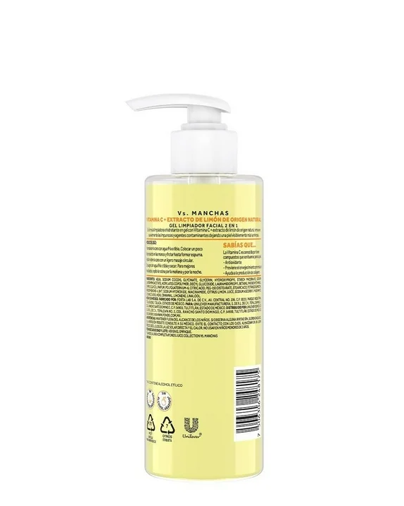 Limpiador facial Pond´s VS Manchas vitamina C 200 ml