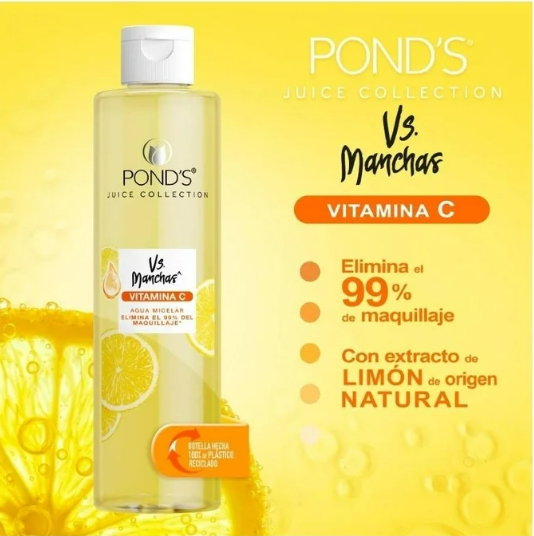 Agua micelar Pond´s VS Manchas vitamina C 300 ml