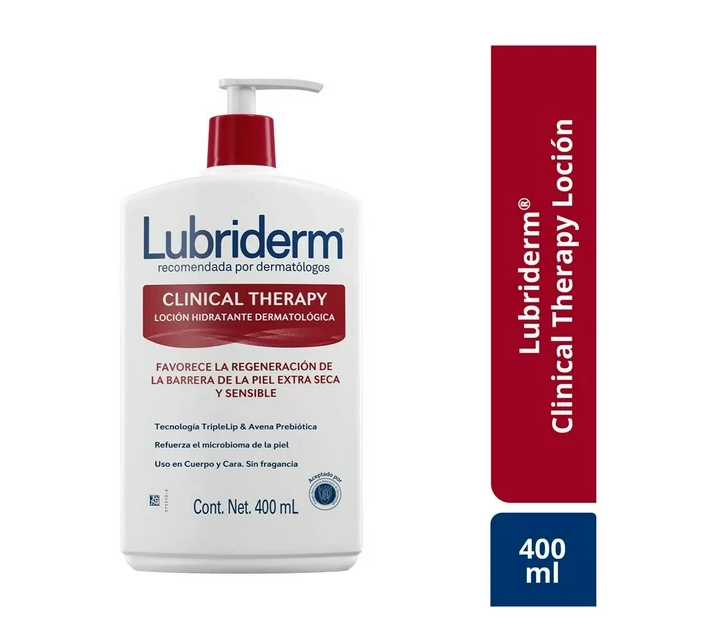 Crema corporal Lubriderm Clinical Therapy piel extra seca 400 ml
