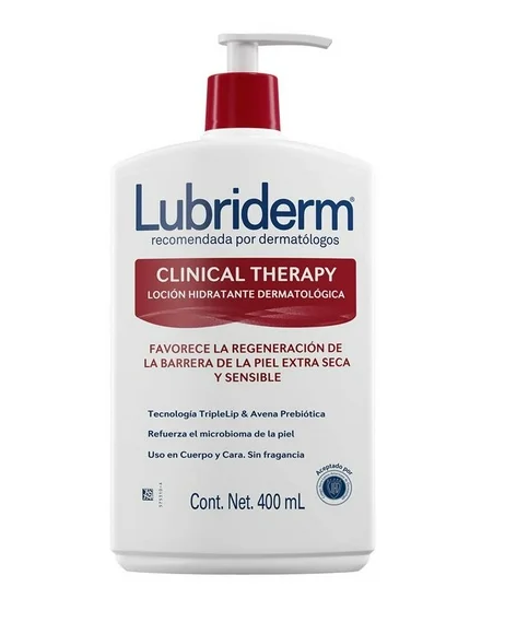 Crema corporal Lubriderm Clinical Therapy piel extra seca 400 ml
