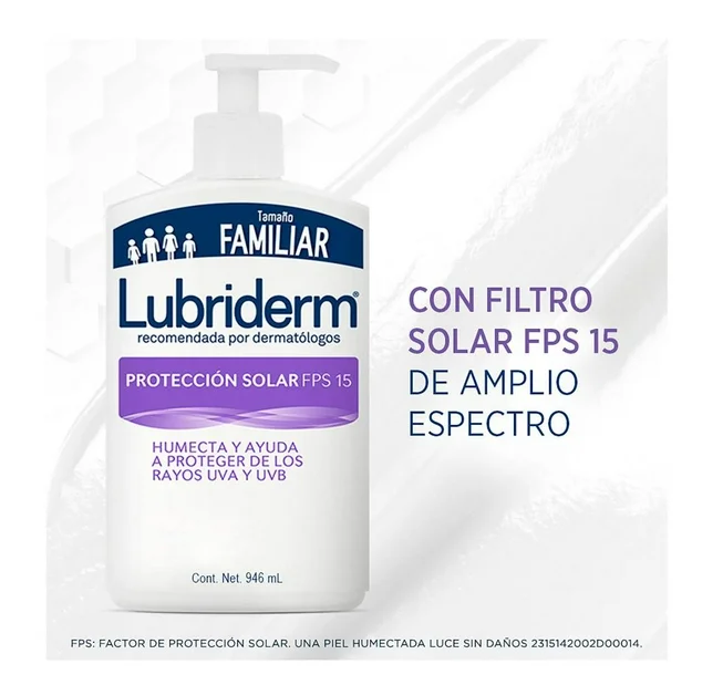 Crema Corporal Lubriderm Protección Solar UV 15 946 ml