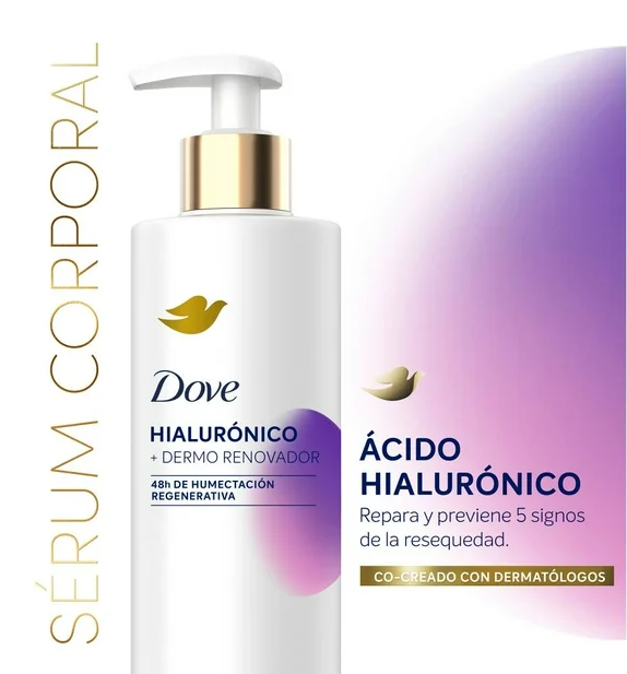 Sérum Corporal Dove Ácido Hialurónico 1 L