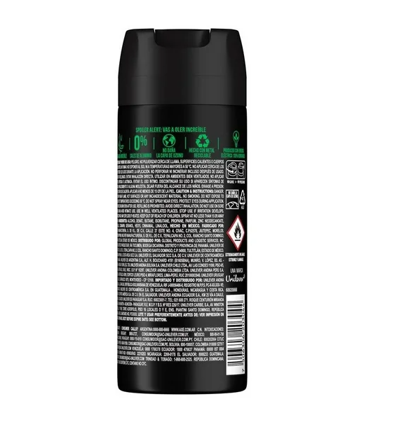 Desodorante Axe kilo en aerosol para caballero 150 ml