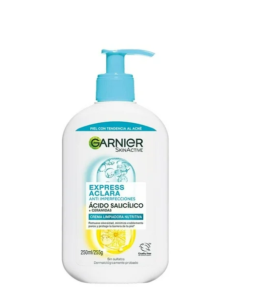 Limpiador facial Garnier Skin Active Express Aclara Anti Imperfecciones 250ml