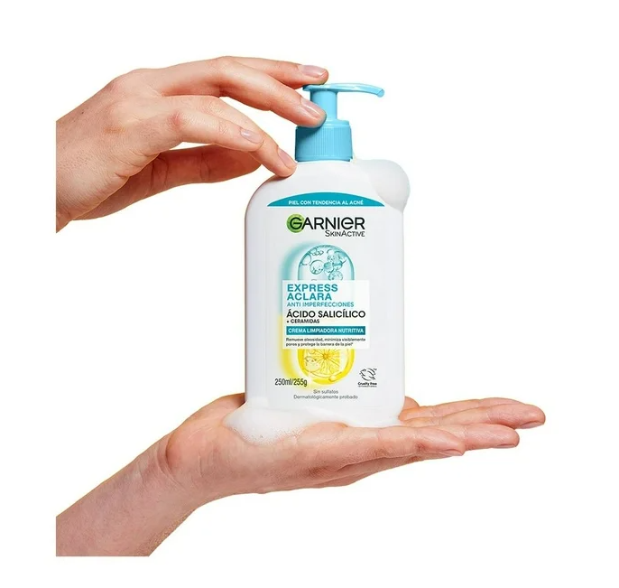 Limpiador facial Garnier Skin Active Express Aclara Anti Imperfecciones 250ml