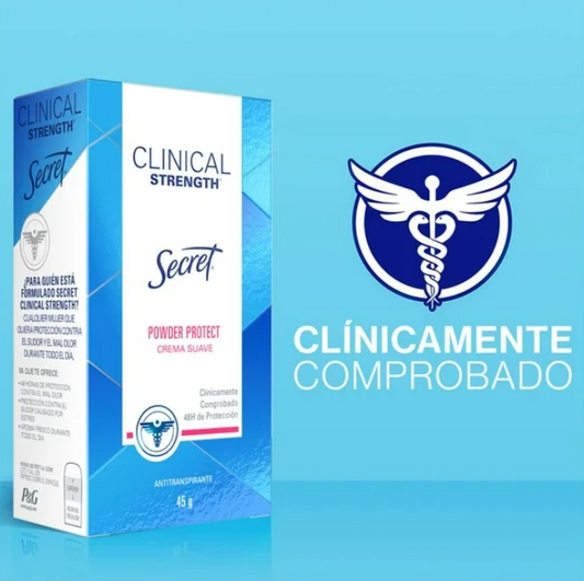 Crema Antitranspirante Secret Clinical 45 g