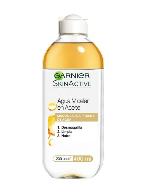 Agua micelar Garnier SkinActive en aceite 400 ml