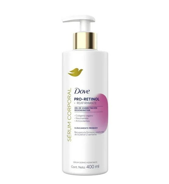 Sérum corporal Dove dermo reafirmante con pro-retinol 400 ml