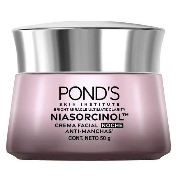 Crema facial Pond's Bright Miracle Ultimate Clarity de noche Niasorcinol antimanchas 50 g