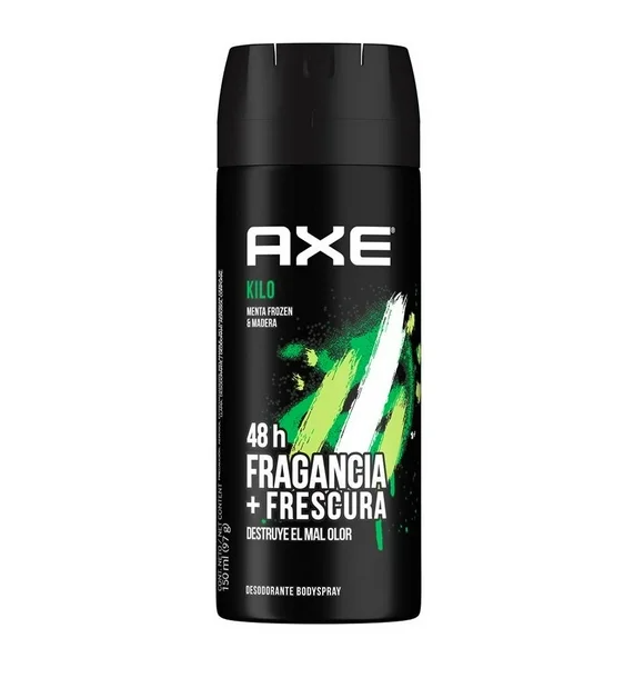 Desodorante Axe kilo en aerosol para caballero 150 ml