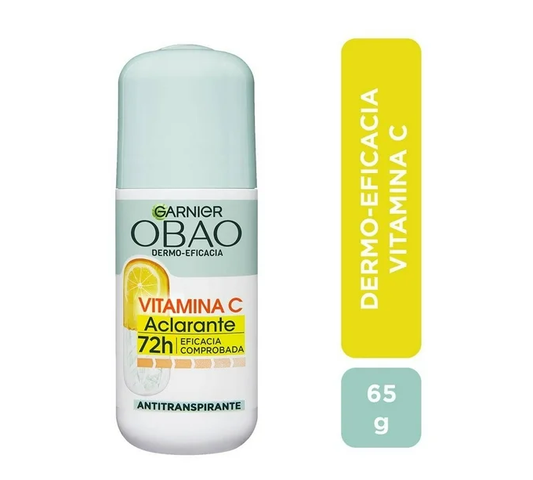 Antitranspirante Garnier Obao dermo eficacia roll-on vitamina C aclarante 65 g