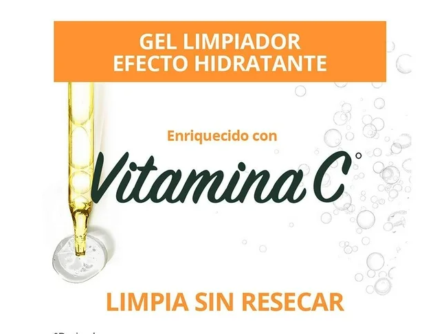 Gel limpiador facial Garnier Skin Active express aclara efecto hidratante 150 g