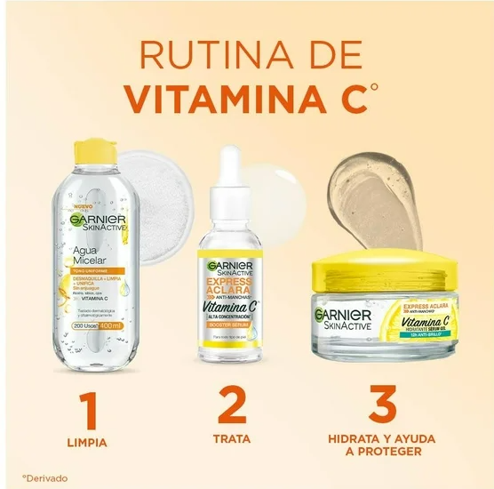 Gel Hidratante facial Garnier Skin Active express aclara anti brillo 50 ml